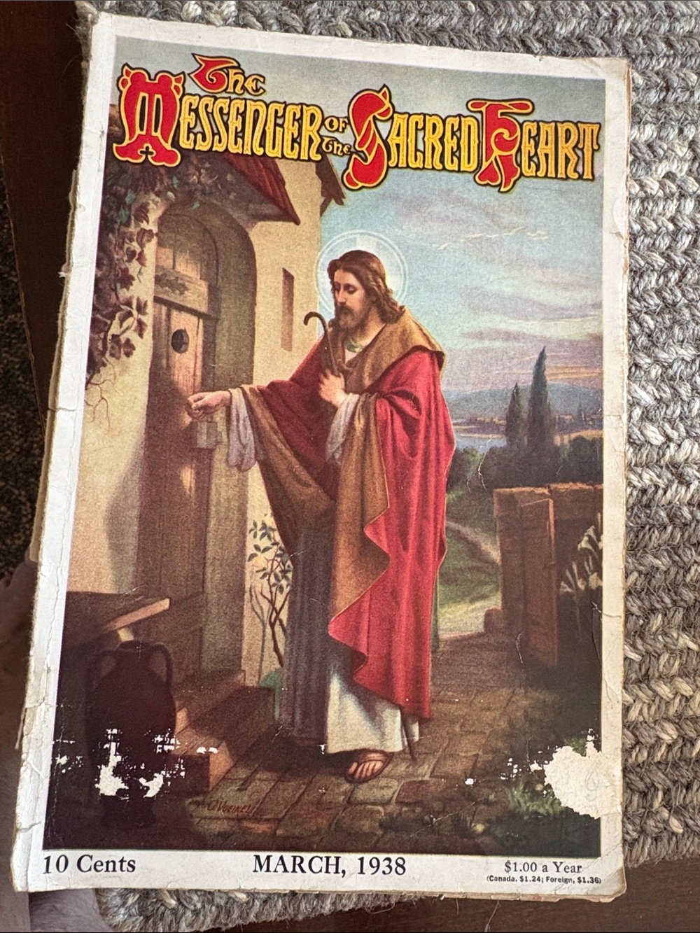 📖 Vintage Messenger of the Sacred Heart Publication. ☑️